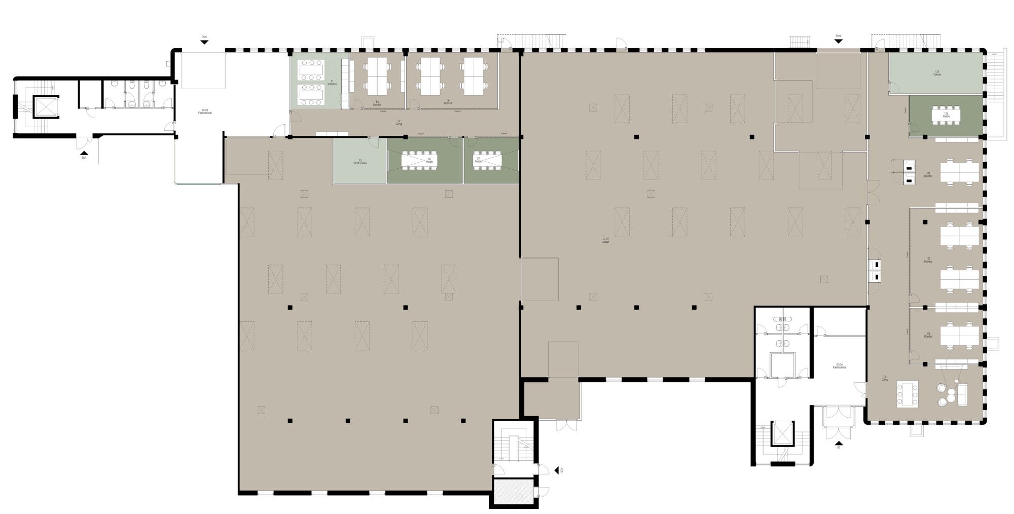 95 Lundtoftegaardsvej, Kongens Lyngby, ,Lager,Til leje,Lundtoftegaardsvej,1119